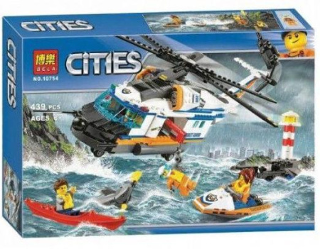 Конструктор Bela 10754 Сверхмощный спасательный вертолет