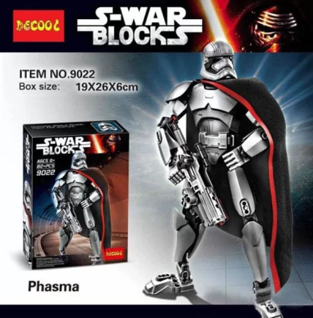 Конструктор DECOOL 9022 Звездные войны Капитан Фазма