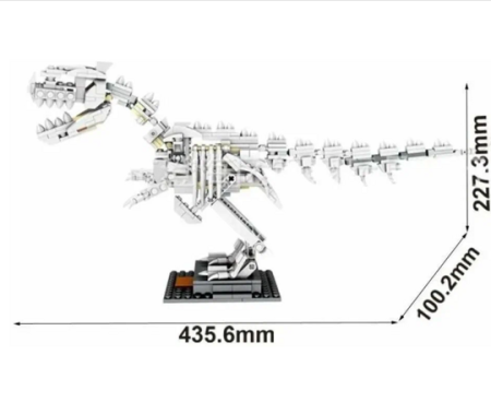 Конструктор 818 98016 - Скелет динозавра и нападение Тирекса