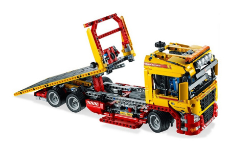 Конструктор Lepin 20021 Бортовой самосвал — Эвакуатор