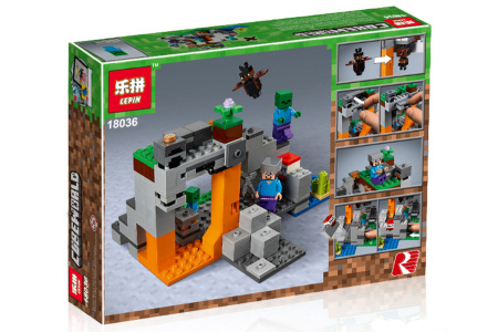 Конструктор Lepin 18036 Пещера зомби