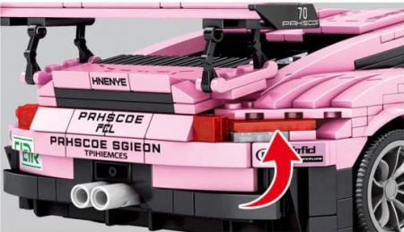 Конструктор Sembo Block (SY) SY0003 «Porsche GT3 RS»