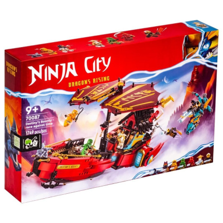Конструктор King 70087 - Награда судьбы — гонка со временем НиндзяГо
