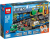 Конструктор Lepin 02008 Синий Грузовой поезд