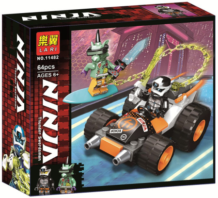 Конструктор LARI 11482 Ninjago "Скоростной автомобиль Коула"