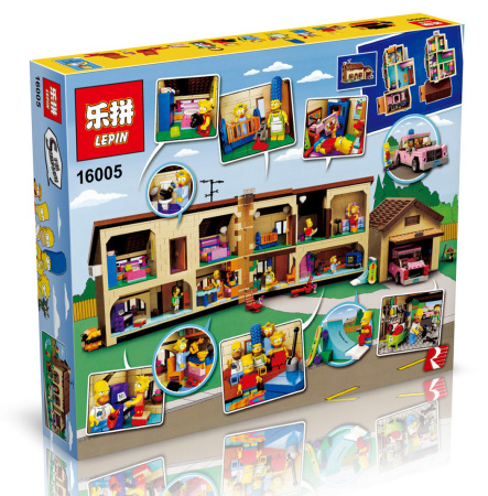 Конструктор Lepin 16005 Дом Симпсонов