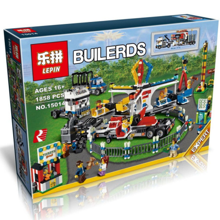 Конструктор Lepin 15014 Передвижной парк аттракционов