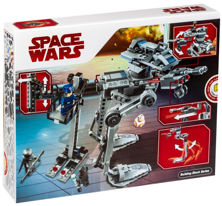 Конструктор Lari 10912 Вездеход AT-ST Первого Ордена