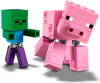 Конструктор Lari 11473 Большие фигурки Minecraft, Свинья и Зомби-ребёнок