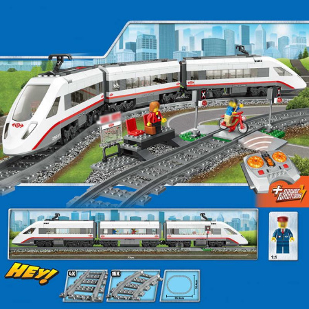 Конструктор Lele 8012 Скоростной пассажирский поезд