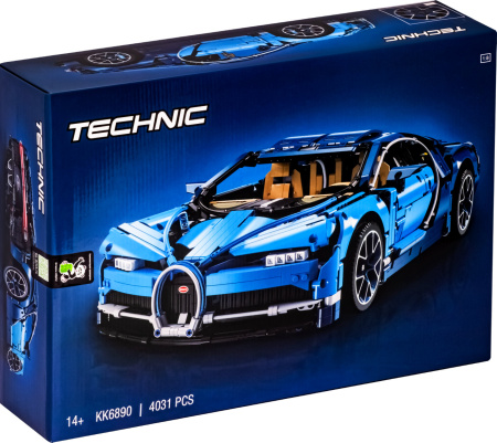Конструктор Bugatti Chiron (Бугатти широн) KK 6890
