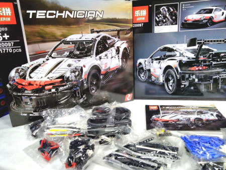 Конструктор Lepin 20097 Porsche 911 RSR — Раллийный суперкар
