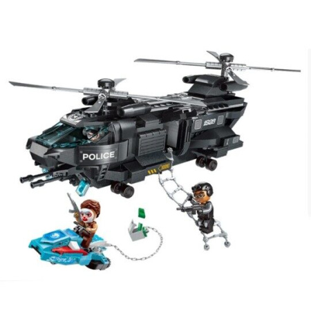 Конструктор Qman 1928 - Вертолет S.W.A.T