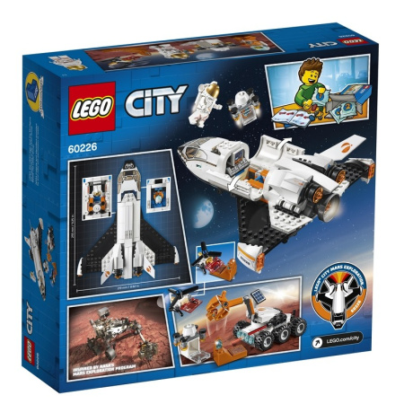 Конструктор Lego 60226 City Шаттл для исследований Марса