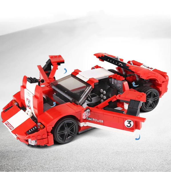 Конструктор Mould King 10001 Ford GT Красный Фантом