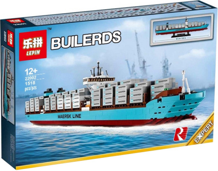 Конструктор Lepin 22002 Контейнеровоз Maersk