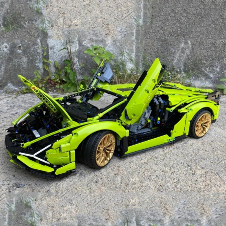 Конструктор KING 81196 Lamborghini Sian FKP 37 Green 2020