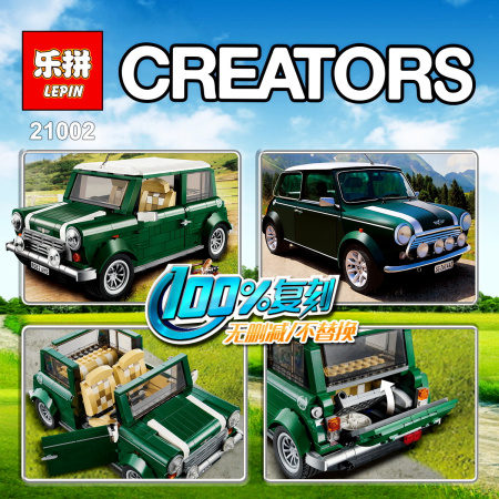 Конструктор Lepin 21002 Автомобиль MINI Cooper