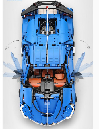 Конструктор Mould King 13125 Bugatti Divo — Бугатти Диво