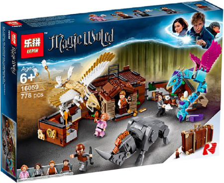 Конструктор Lepin 16059 Чемодан Ньюта Саламандера