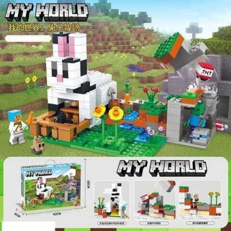 Конструктор Майнкрафт SX 1080 -  Кроличье ранчо