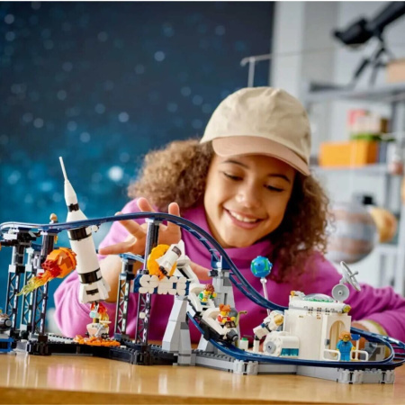 Конструктор Bela 68000 - Космические американские горки 3 в 1