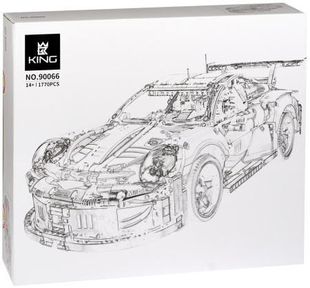 Конструктор King 90066 Porsche 911 RSR — Раллийный суперкар