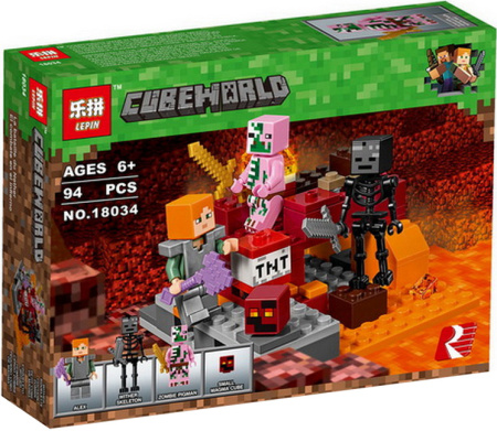 Конструктор Lepin 18034 Бой в подземелье