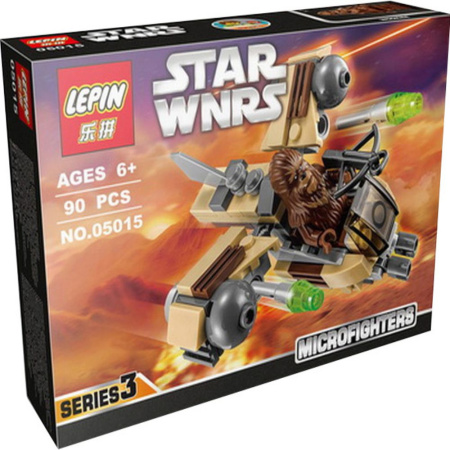 Конструктор Lepin 05015 Боевой корабль Вуки