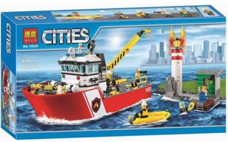 Конструктор Bela 10830 Пожарный катер