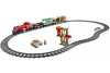 Конструктор Lepin 02039 Красный грузовой поезд