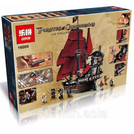 Конструктор Lepin 16009 Корабль Месть Королевы Анны