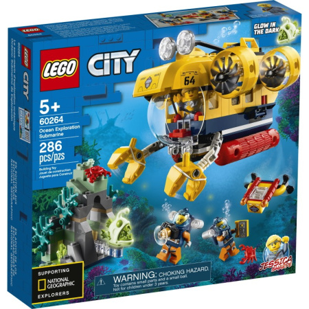 Конструктор Lego 60264 Океан: исследовательская подводная лодка
