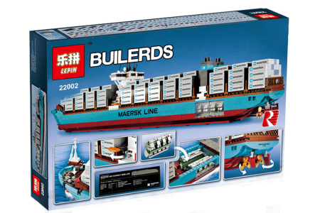 Конструктор Lepin 22002 Контейнеровоз Maersk