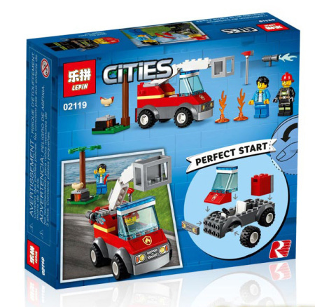 Конструктор Lepin 02119 Пожар на пикнике