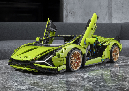 Конструктор KING 81196 Lamborghini Sian FKP 37 Green 2020