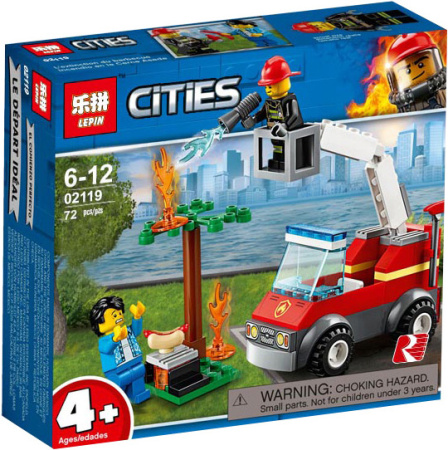 Конструктор Lepin 02119 Пожар на пикнике