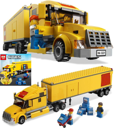 Конструктор Lepin 02036 Грузовик трейлер