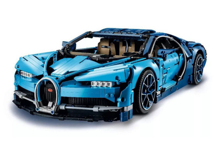 Конструктор King 90056 Bugatti Chiron — Бугатти Шерон синий
