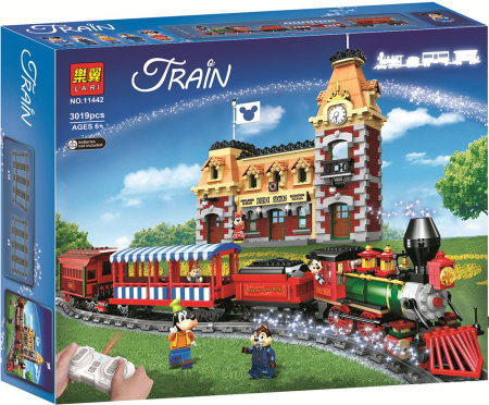 Конструктор LARI 11442 «Поезд и станция Disney»