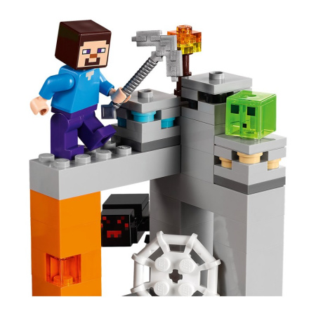 Конструктор Lego 21166 Minecraft Заброшенная шахта