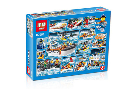 Конструктор Lepin 02081 Штаб береговой охраны