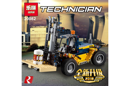 Конструктор Lepin 20082 Сверхмощный вилочный погрузчик 2в1