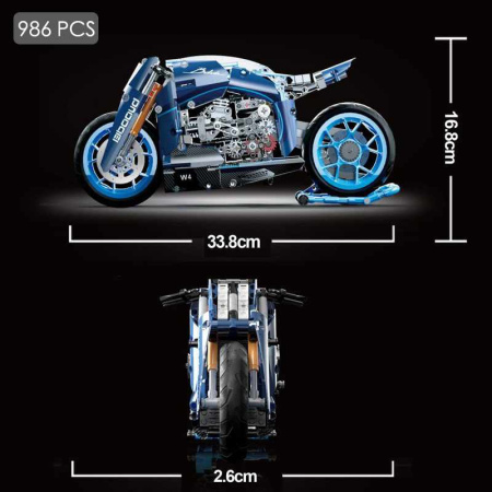 Конструктор 10217 Мотоцикл Ducati Diavel