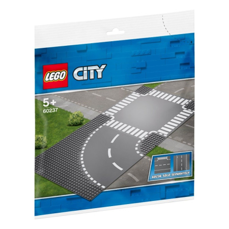 Элемент конструктора Lego 60237 City Поворот и перекресток