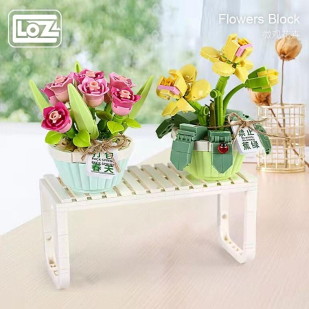 Конструктор Loz 1256 - Собака Корги в домике
