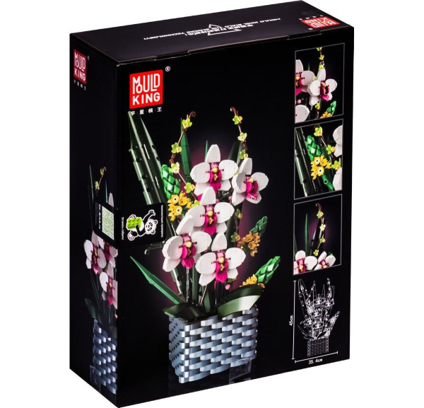 Конструктор MOULD KING 10025 - Орхидея в горшке