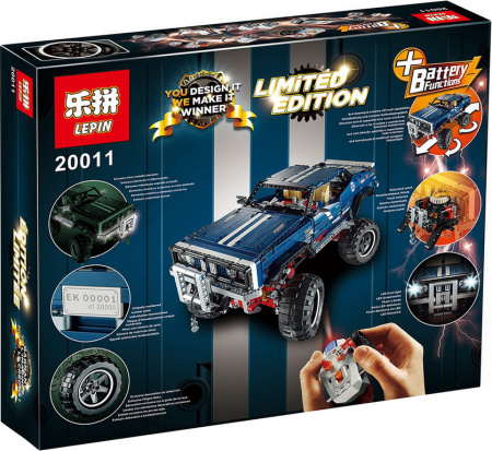Конструктор Lepin 20011 Монстр Трак 4x4 Crawler