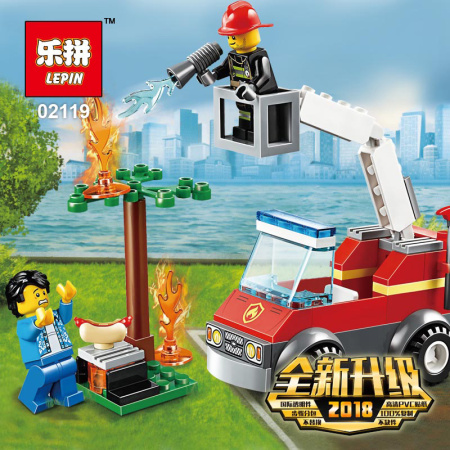 Конструктор Lepin 02119 Пожар на пикнике