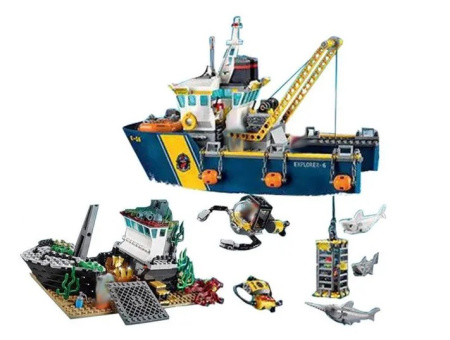 Конструктор King 66115 Корабль исследователей морских глубин